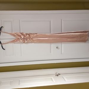 Gold prom dress
